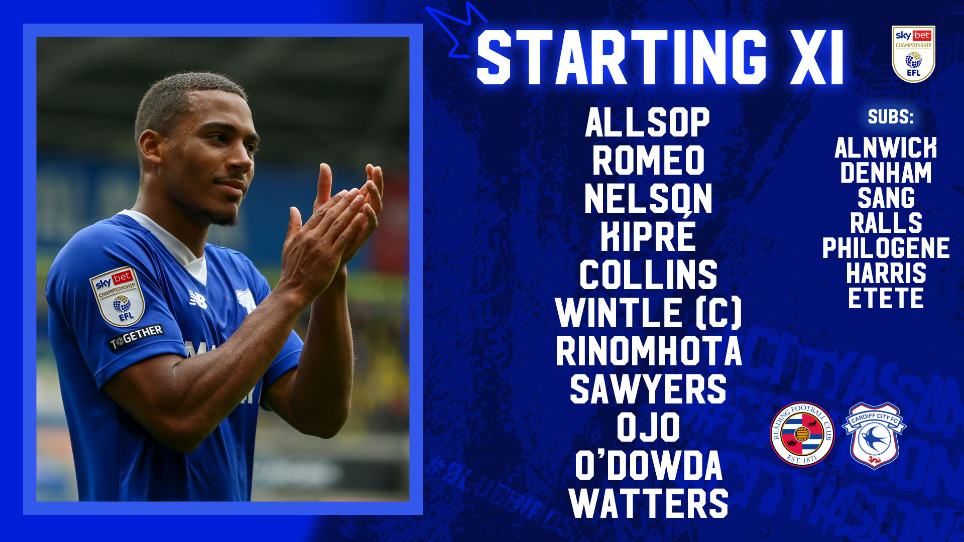 Cardiff City FC on X: 🔢 This is how the #Bluebirds line-up for