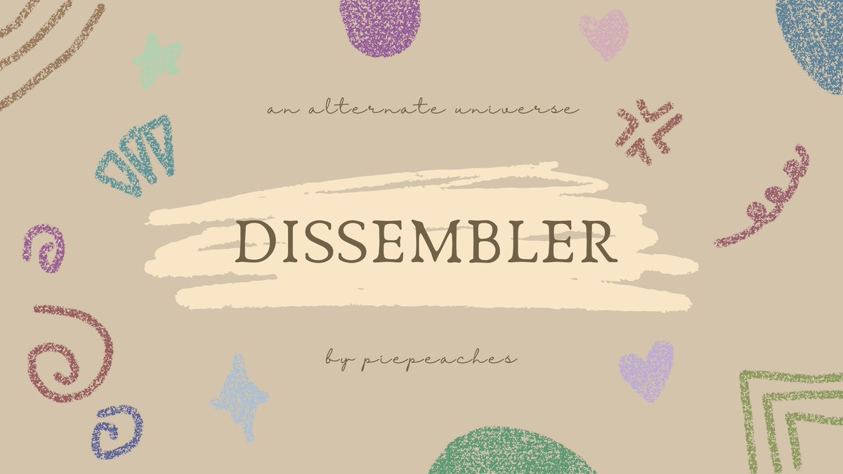 —dissembler

a sunoo × jiheon ft. 03L local au
©piepeachies
