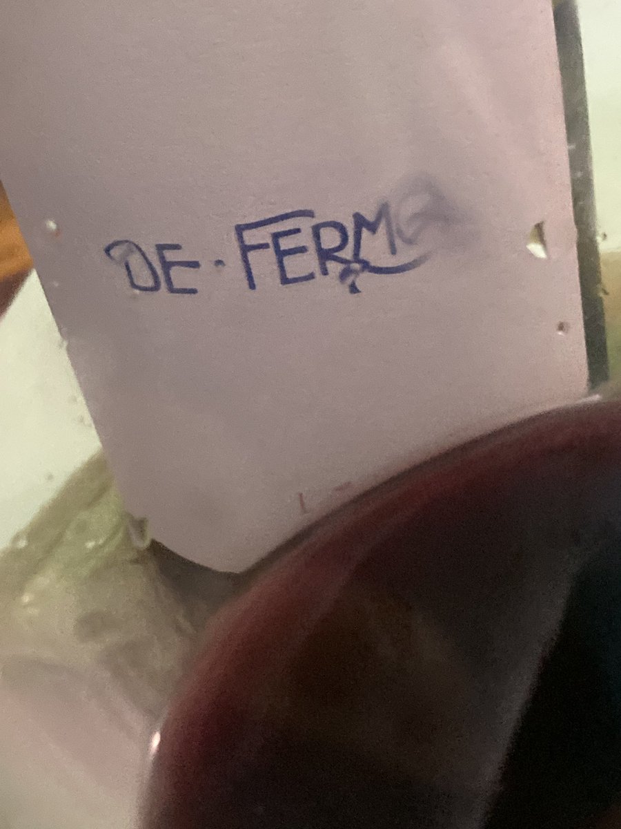 DoliverosDaniel's tweet photo. If you are looking for a #Wine that is pure & unadulterated 19 #DeFermo 100% #Montepulciano,biodynamic,unfiltered,it is the essence of #Abruzzo,fermented & aged in concrete,deep color,aroma of wild plum,ground pepper,cured meat & cardamom,great texture,savory w/Moroccan spice,YUM https://t.co/myV8Y8y1rX
