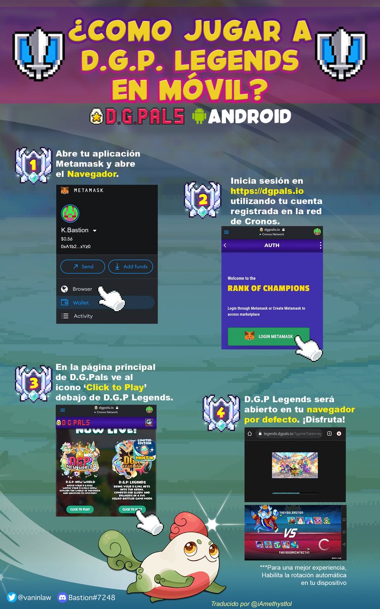 theLABguildES's tweet photo. ¿Quieres saber Cómo jugar a D.G.P Legends en tu móvil?
 Aquí tienes una guía rapida en Android.
Creditos para @vaninlaw.

@oficialdgpalsES @officialdgpals #P2E #crofam #labfam https://t.co/CGXs99GeK9