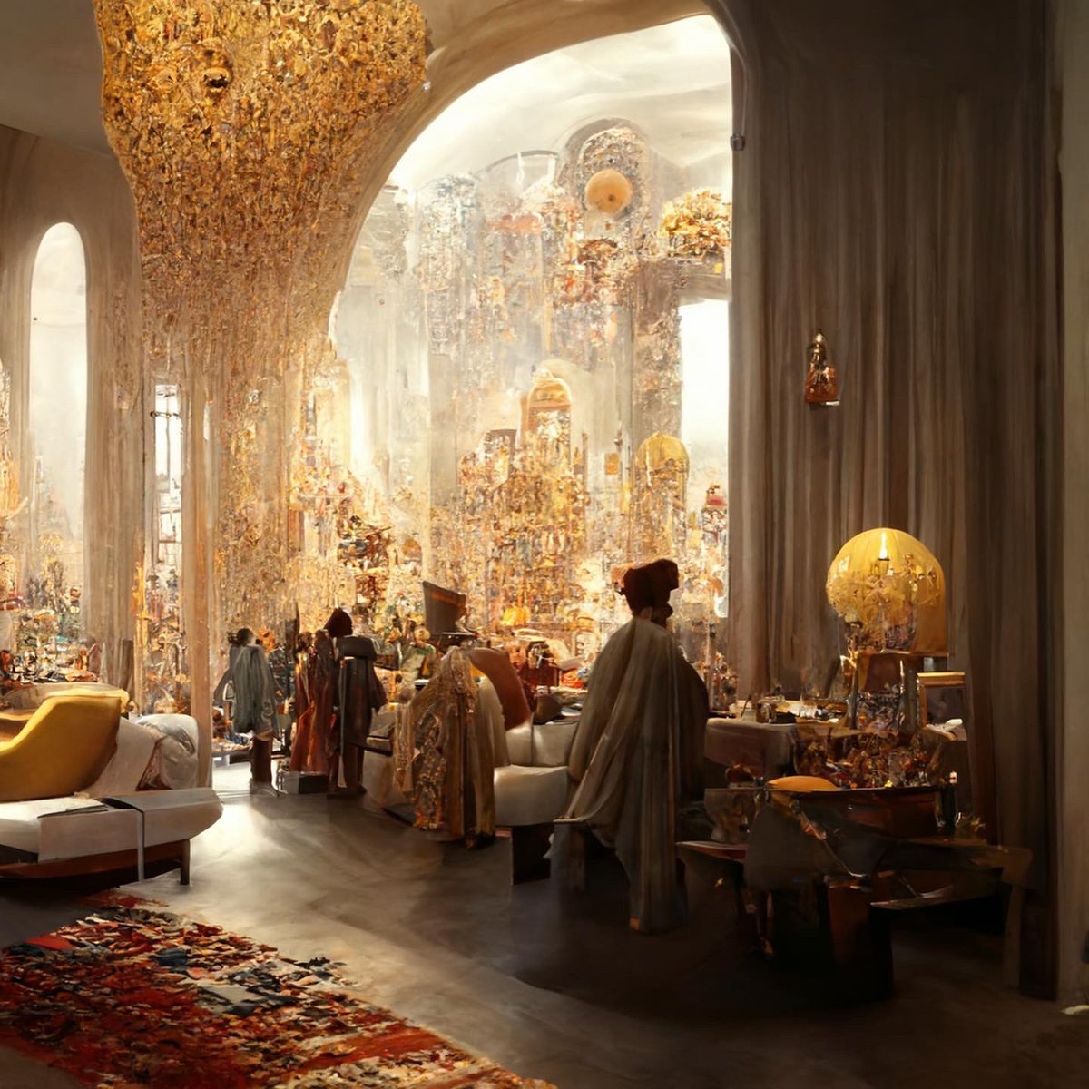 littlebigepic's tweet photo. Today i designed gold-dripping coral-inspired luxury interiors. #luxury #metaverse #interiordesign https://t.co/eRxHPOJKcr