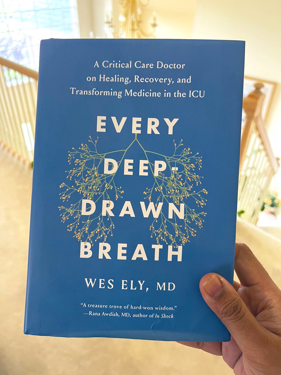 Krunal H. Patel ⚕️ (@mdkrunalp) on Twitter photo On the weekend book club list. Must read for anyone interested in a more patient centered delivery of healthcare, post ICU syndrome (PICS), or anyone interested in critical care. Great read by <a href="/WesElyMD/">WesElyMD</a> 🫁 🙏🏽 On the weekend book club list. Must read for anyone interested in a more patient centered delivery of healthcare, post ICU syndrome (PICS), or anyone interested in critical care. Great read by <a href="/WesElyMD/">WesElyMD</a> 🫁 🙏🏽