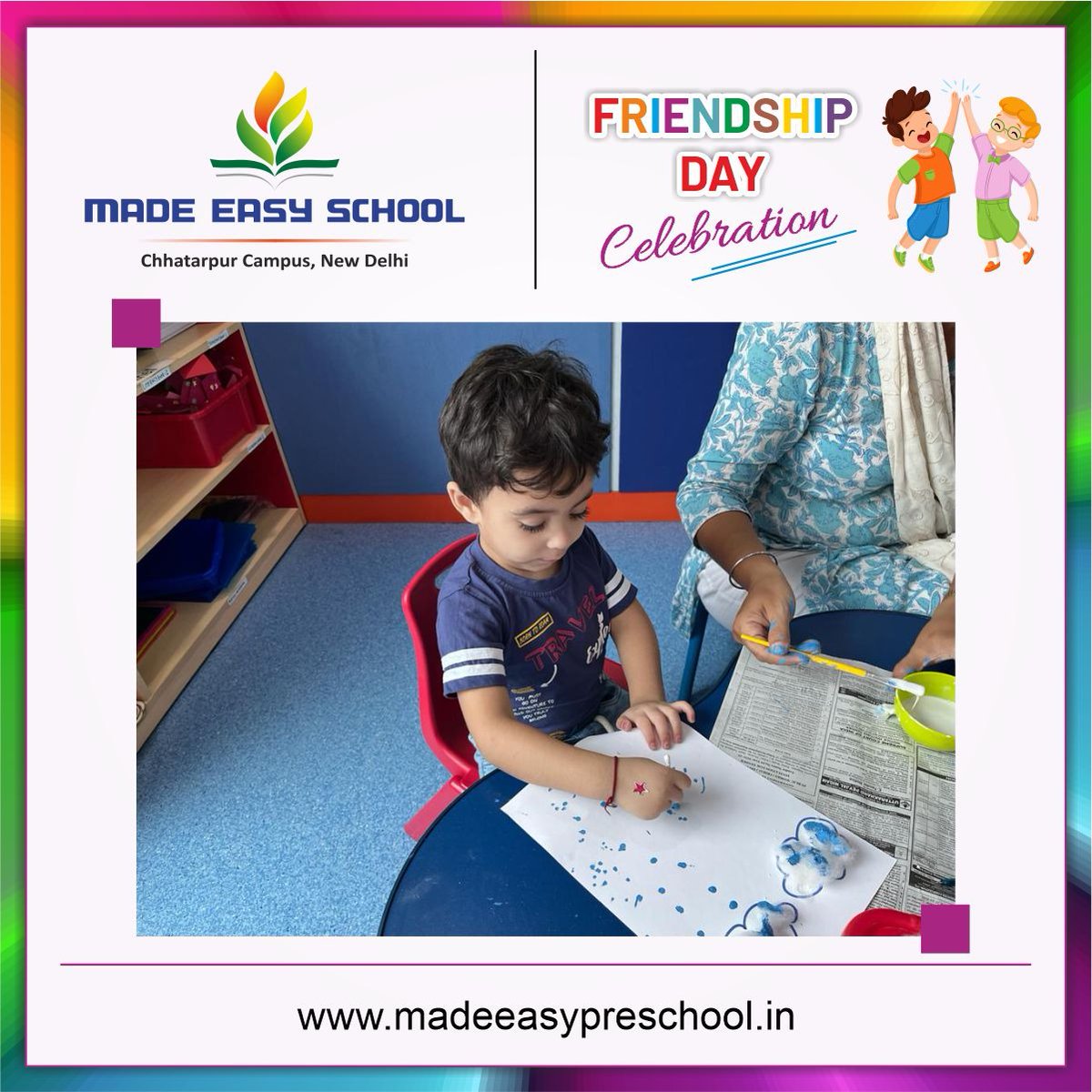 madeeasypresch's tweet photo. Friendship is like a beautiful garden, the more you put into it, the more it grows.
MADE EASY SCHOOL CHHATARPUR wishes all of you a very happy friendship day.
#MADEEASYSCHOOL #FRIENDSHIPDAY #HAPPYFRIENDSHIPDAY #FRIENDSHIPDAY2022 #PAYGROUP #PRENURSERY #GRADE1 #GRADEONE https://t.co/haCvTdE8EE
