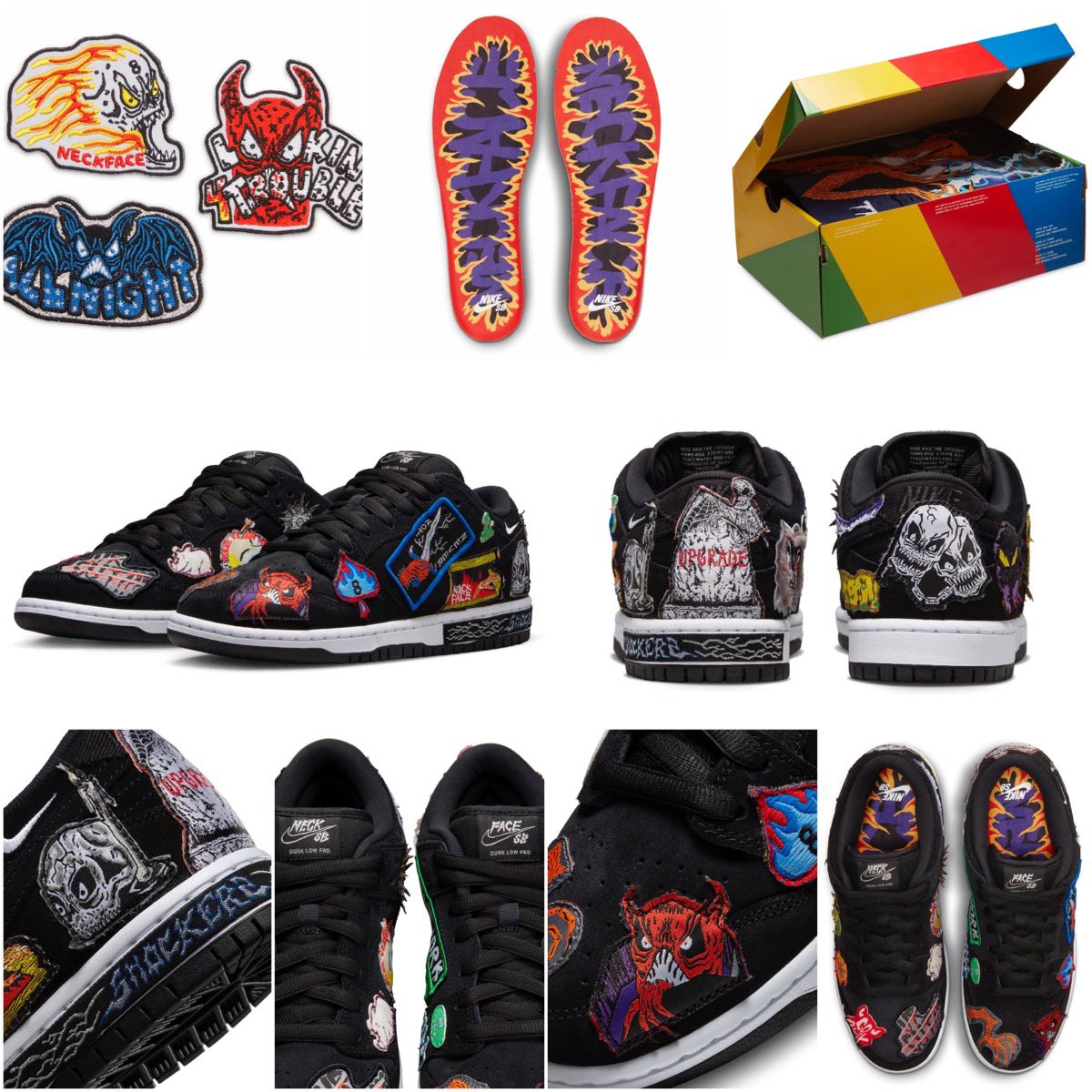 Neckface × Nike SB Dunk Low Pro QS Official Image ［ネック 