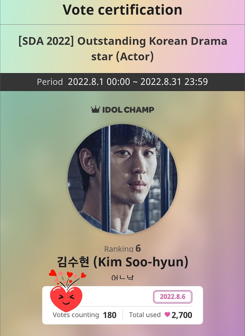 KSHConnexAU's tweet image. Have you voted for Kim Soo Hyun today?

Love Kim Soo Hyun, vote Kim Soo Hyun 🥰

Every single vote matters 🙏

Download IDOL CHAMP Apps Store:
IOS: apps.apple.com/au/app/idolcha…
Android: play.google.com/store/apps/det…

#김수현 #KimSooHyun