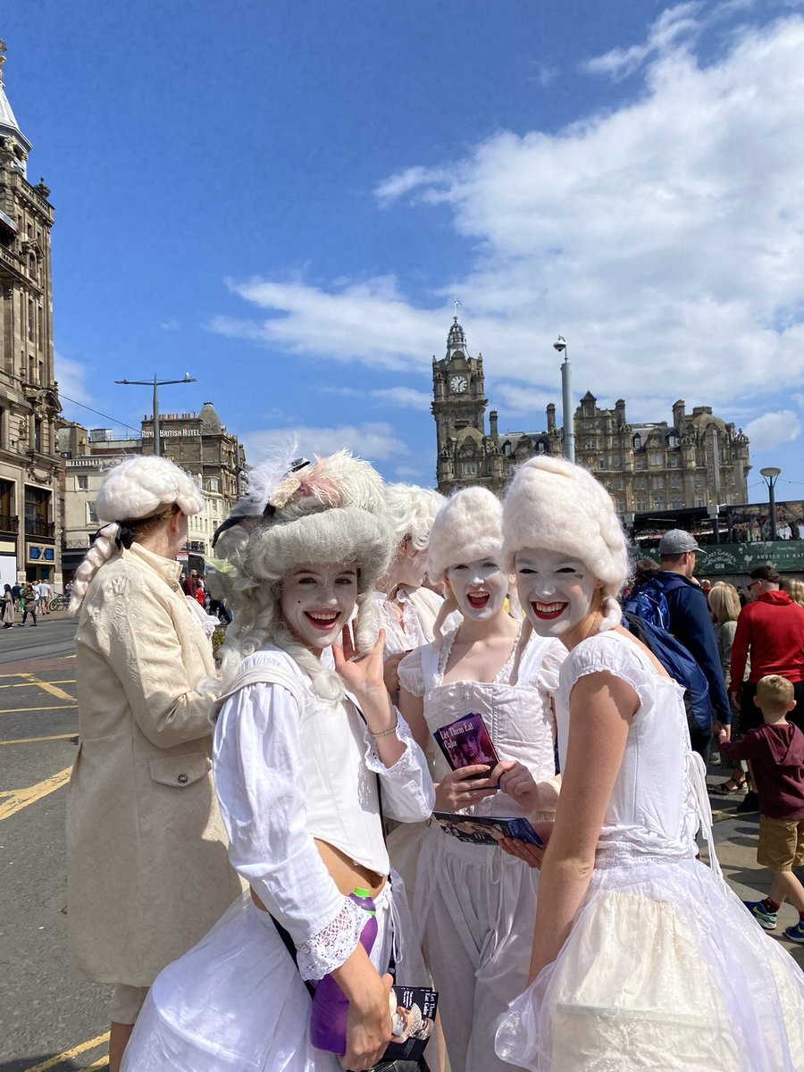 Show Two Done! To an almost full house… our flyering efforts are paying off for sure! Amazed and thankful at our Ipswich School parents that have supported the trip wonderfully…. We are going well!
<a href="/edfringe/">Edinburgh Festival Fringe</a> <a href="/theSpaceUK/">theSpaceUK</a> #letthemeatcake #cellardooredinburgh #fullhousefringers