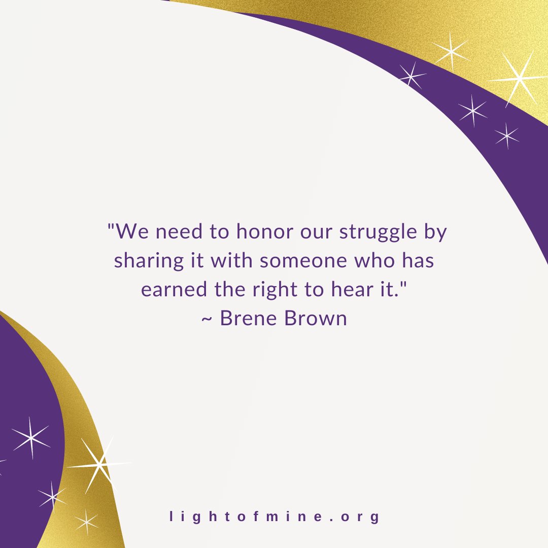 Denashines's tweet photo. We are not meant to carry our burdens alone. When we share with a safe person, & we allow them to be a compassionate witness to our experience, we allow ourselves to feel, honor and release our feelings. We free ourselves.
#lightofmine #iamenough #selfcarematters #rewireyourbrain https://t.co/BcvDFIP3my