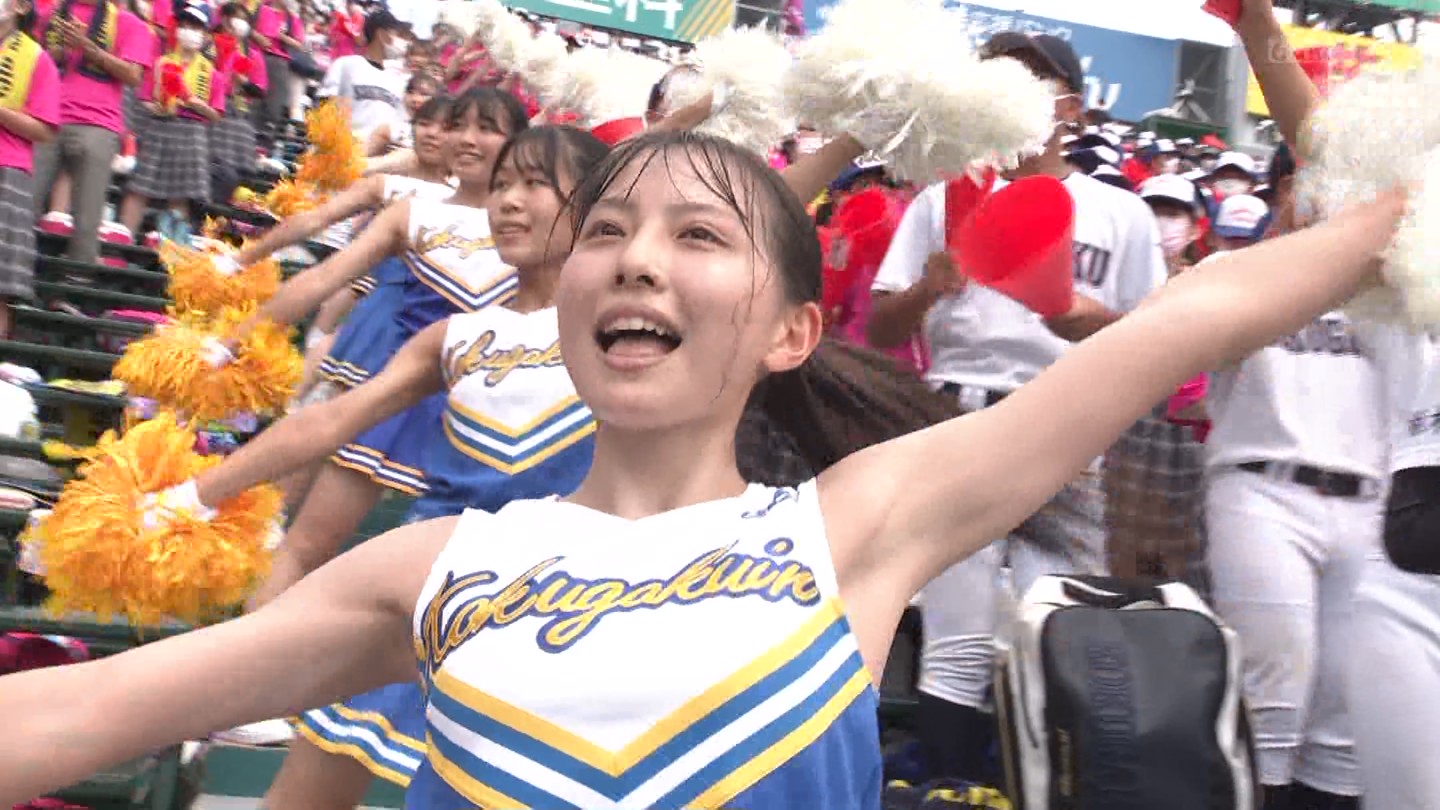 甲子園 チアガール　腋 
