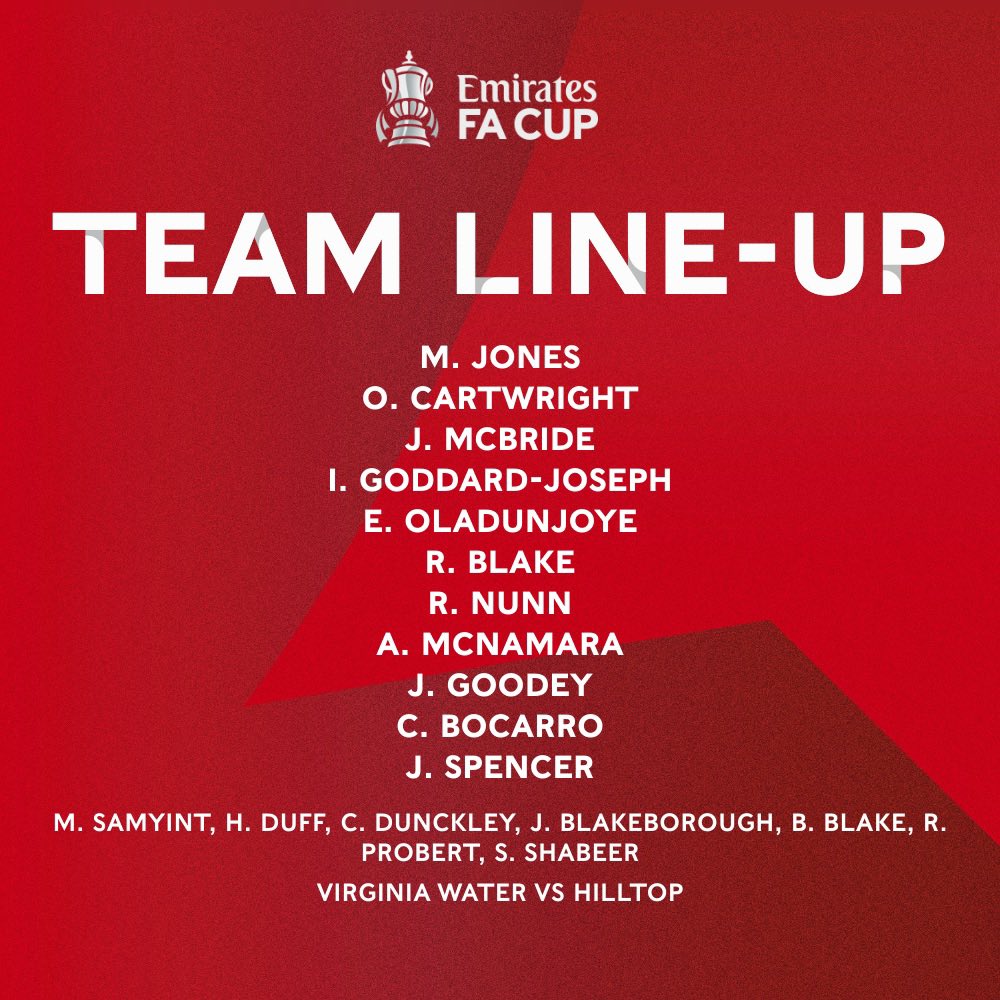 Today’s Virginia Water Line-Up: