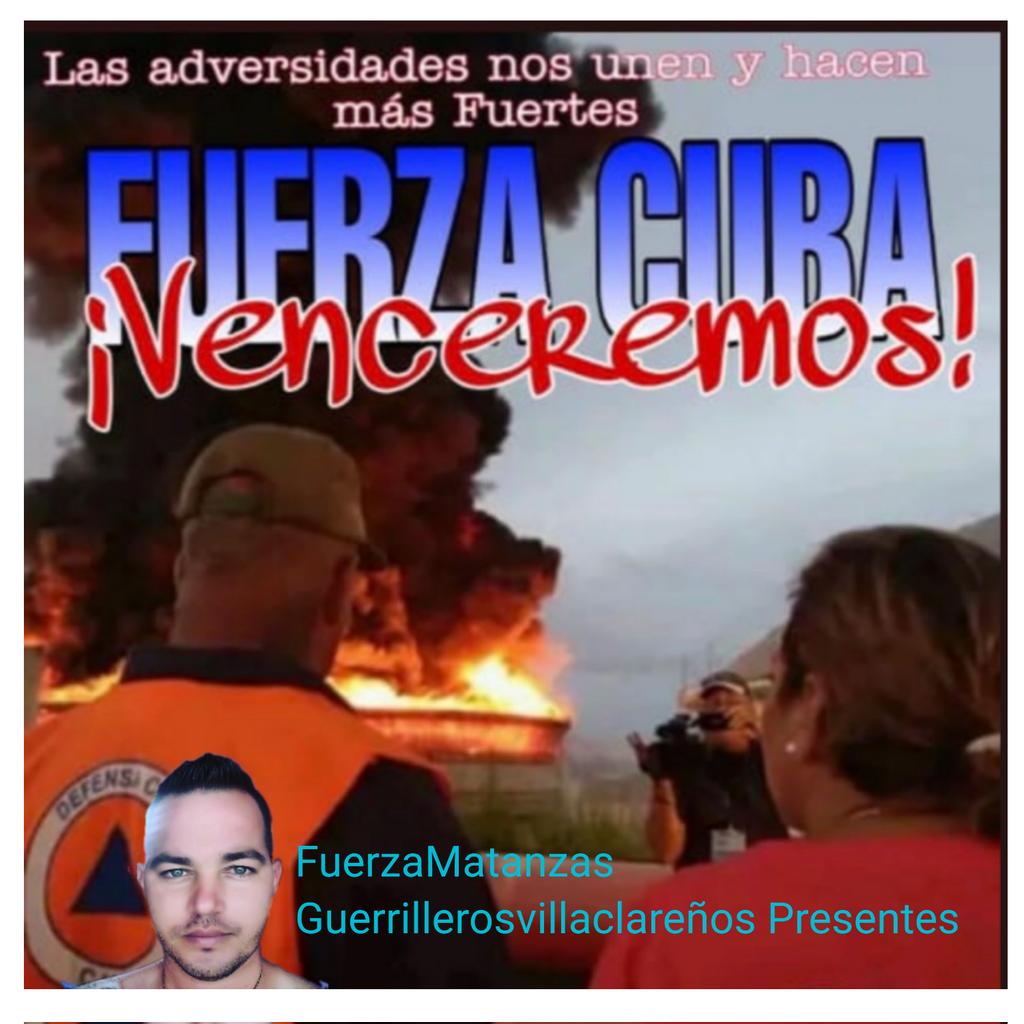 AdonyRguezJ's tweet photo. #FuerzaMatanzas no estás sola, toda Cuba está lista para enfrentar con ustedes las adversidades que se nos presente. Seguiremos adelante #TodoXCuba, Los #Guerrillerosvillaclareños estamos presente junto a ustedes. https://t.co/wO5s0l3nMV
