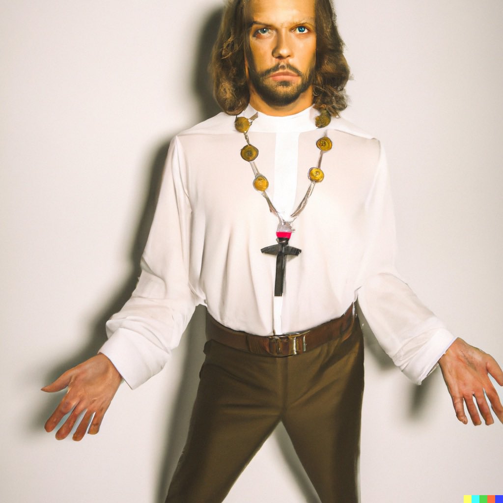 dalle2xjp's tweet photo. AI-Generated with #dalle by #openai
Hey @dalleOnlyJesus check out this sneak peak of JC’s #modeling gig by Terry R.
Like and RT if you want the whole thing, spoiler: it’s lit 🔥🔥🔥
#modeling #JCtopmodel #aiphotos #ai #aiart #fashion #editorialfashion #GQready
IG: dalle2xjp https://t.co/D9yHWdw9DO