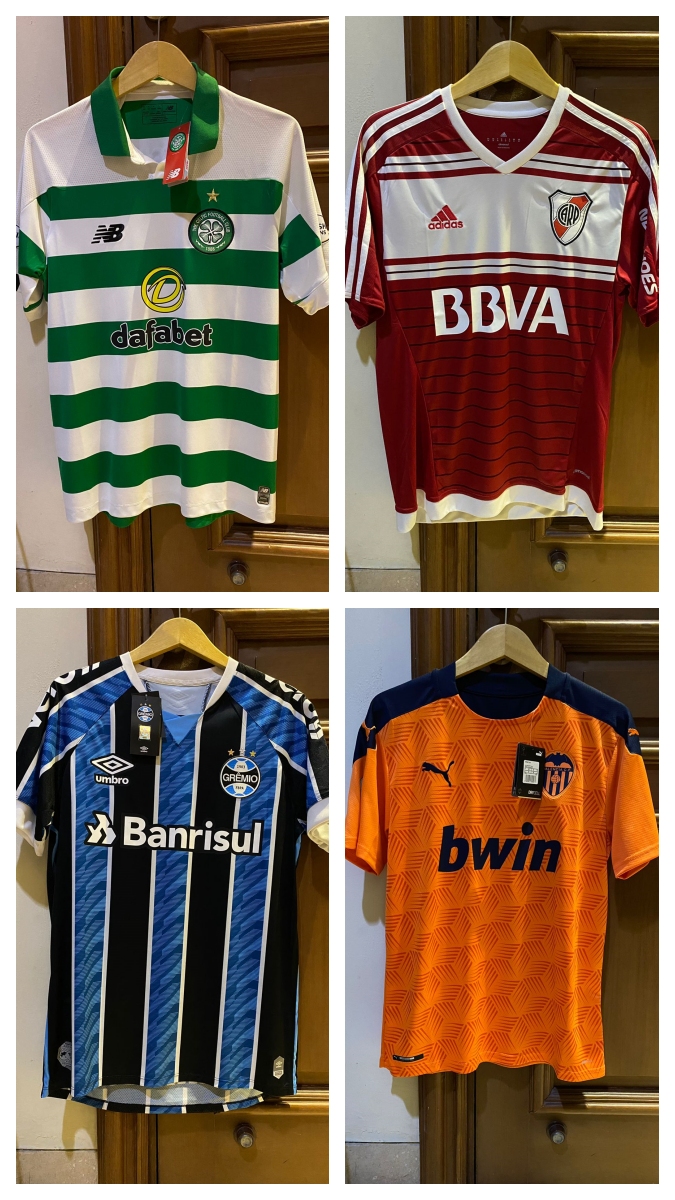 casamarihobbies's tweet photo. #Jersey4sale ORIGINAL: Celtic Size M BNWT (Patch Ori) Rp1,2jt, River Plate M  Rp750rb, Gremio size M Rp650rb, Valencia size M Rp500rb (Patch Ori). Tokped ready. WA 085323877728. Thanks admin 
@Jerseyforum @jerseysneil @jersey_ciamikk @crossing_jersey https://t.co/VR08kxwK7Z