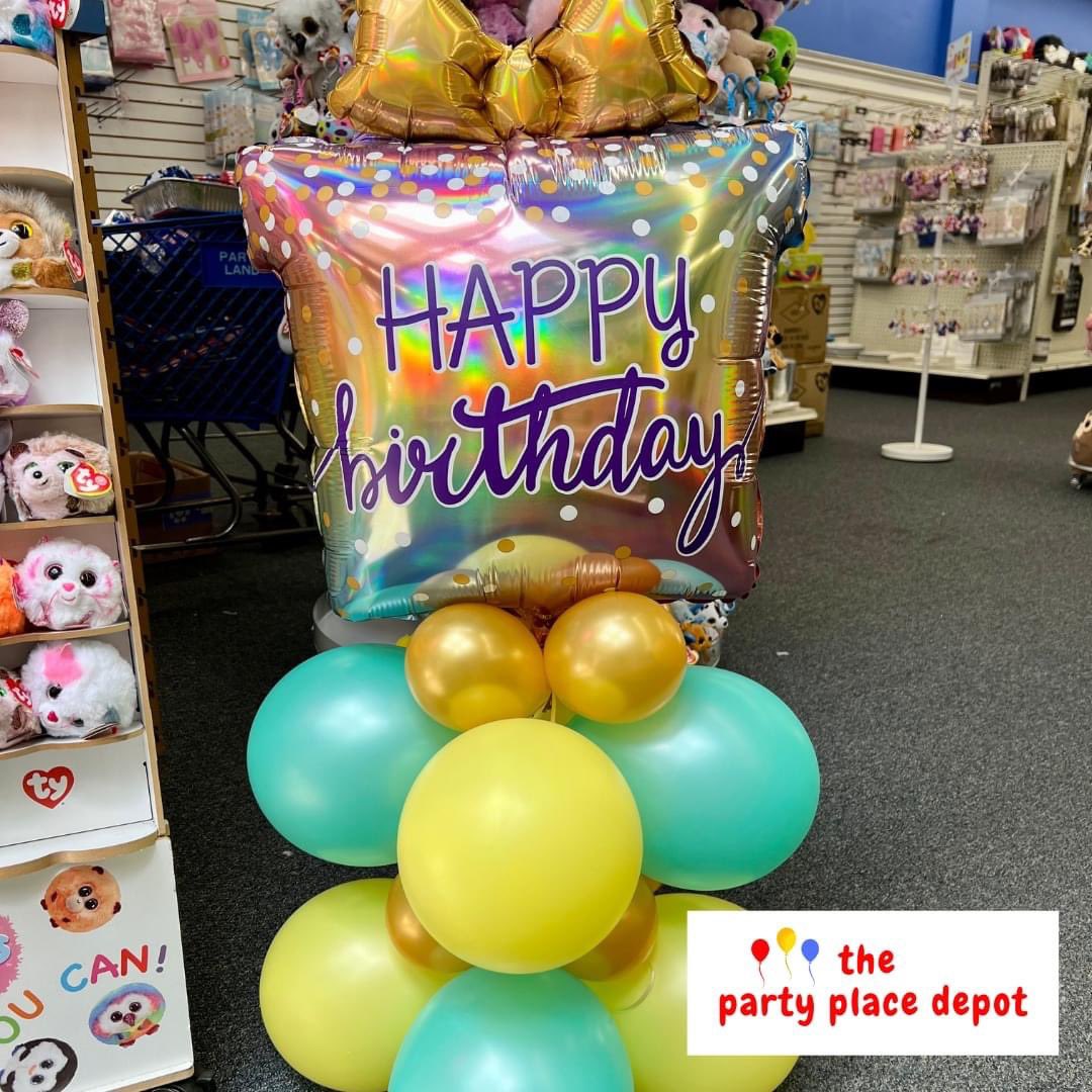 PartyPlaceDepot's tweet photo. Fun birthday air-filled balloon decorations! https://t.co/CV8p90Z7t7