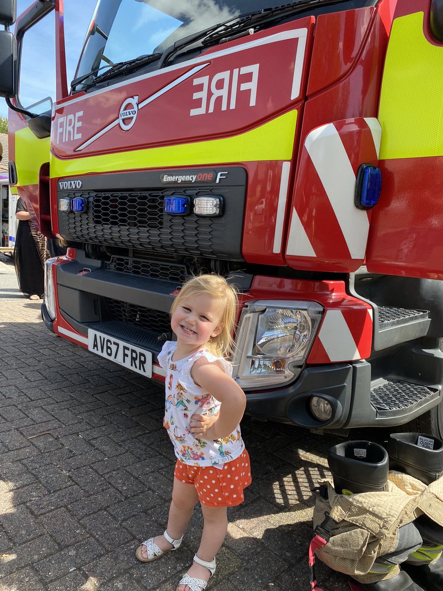 Great the <a href="/PrincesStreet03/">Princes Street Fire Station</a> Crew were able to attend the <a href="/busybeesuk/">Busy Bees Childcare</a> Ipswich Pinewood fete today.
Lots of happy and excited small people (and staff).