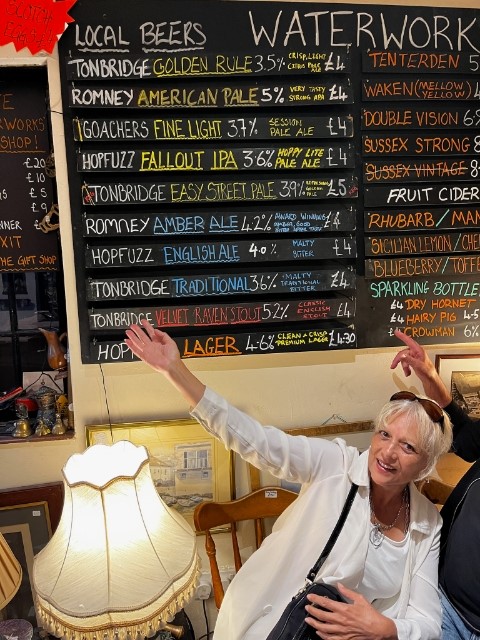 Four Tonbridge beers on the bar a the Rye Waterworks this weekend. Well worth a visit
