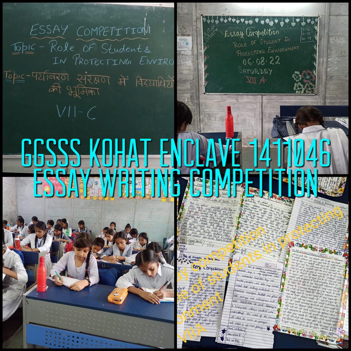 GGSSS_Kohat's tweet photo. Better Environment,Better Tomorrow 
#stop_pollution
 #DelhiGovtSchools 
Glimpses of awareness activities on Environmental Pollution 
@Dir_Education 
@saluja_mamta 
@monicasharma_MT https://t.co/5XpcyU16tw