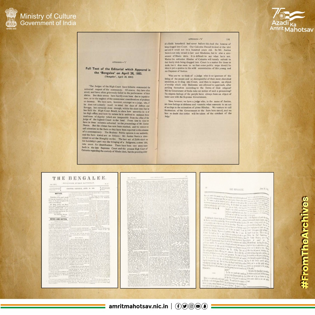 AmritMahotsav's tweet photo. On 6th August 1925, one of the founders of Modern India i.e. Surendranath Banerjee passed away. He was referred to as 'Surrender Not Banerjee' by the colonial regime. (1/2)

#AmritMahotsav #FromTheArchive #MainBharatHoon https://t.co/9BsYCgkovD