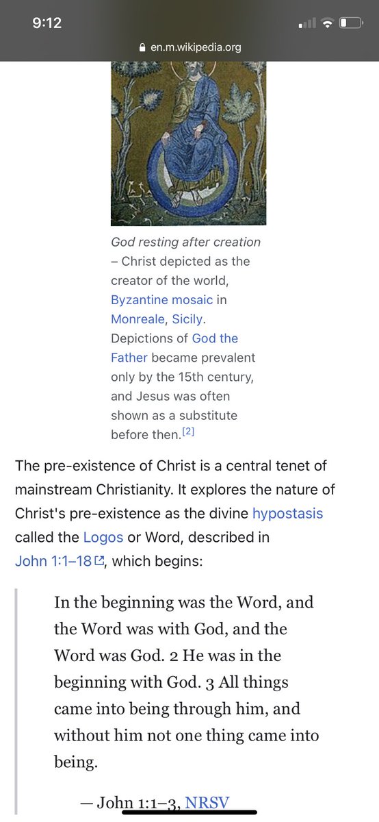 DavidTaormia's tweet photo. @darkjournalist The pre-existence of #Christ asserts the existence of Christ before his incarnation as #Jesus. In John 1:1–18, in the #Trinitarian interpretation, Christ is identified with a #pre-#existent #divine #hypostasis (substantive reality) called the #Logos or Word.
#XChrist #Peniel https://t.co/Wz8LBEmd6f