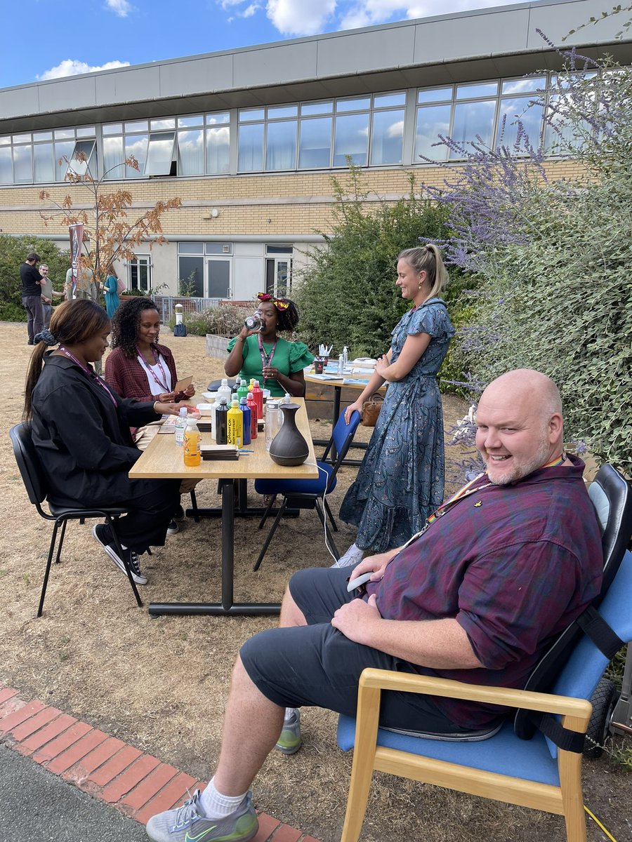 RagoobarRawle's tweet photo. It was all about connecting with staff, service users and families at the Lambeth well-being event with @LeilaLawton3 and @MeganSLaM_AP a fantastic afternoon! @ClairPollard @UmaSLaM_AP @SabrinaPh1llips @MaudsleyMatron @MaudsleyDoN @MaudsleyNHS @homewithdebbyc #SlaMstaffsupport https://t.co/Z5aqS2zIDm