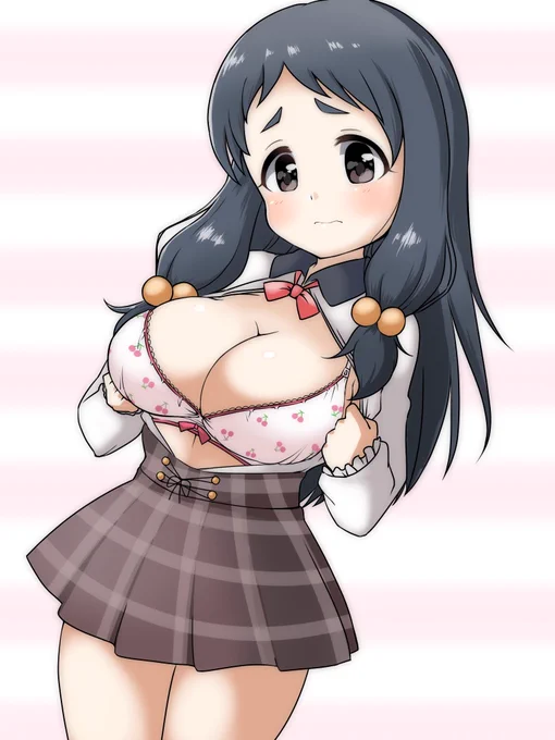 脱ぎ脱ぎくるみちゃん
さくらんぼ柄の下着、かわいい
かわいくない? 