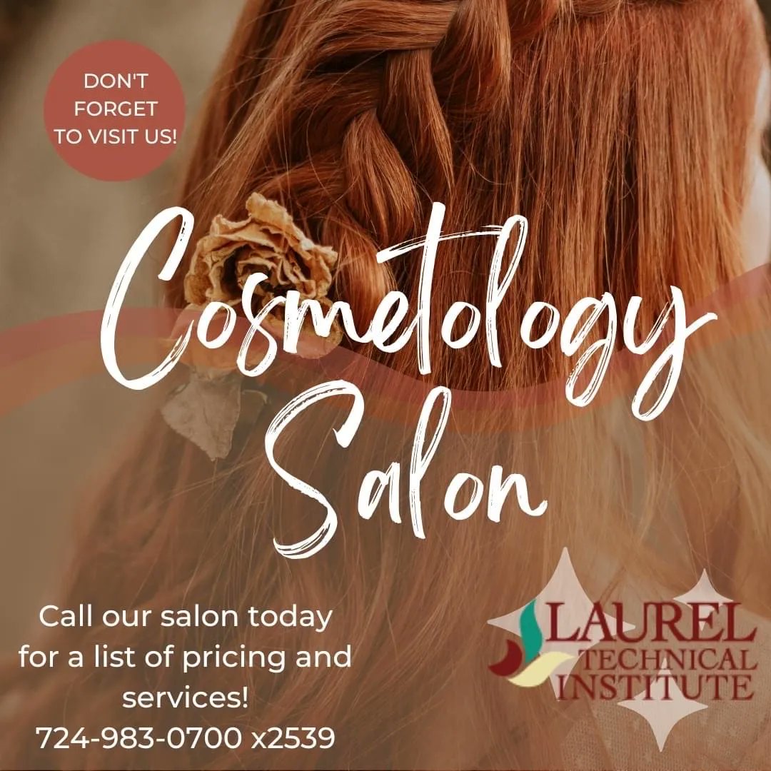 laureltechnical's tweet image. Don't forget to come visit our Cosmetology Clinic located at 2370 Broadway Ave. Hermitage, PA 16148. With something to offer everyone, give our Cosmetology Department a call today!
**Please call 724-983-0700 x2539 for a list of pricing and services and to make your appointment**