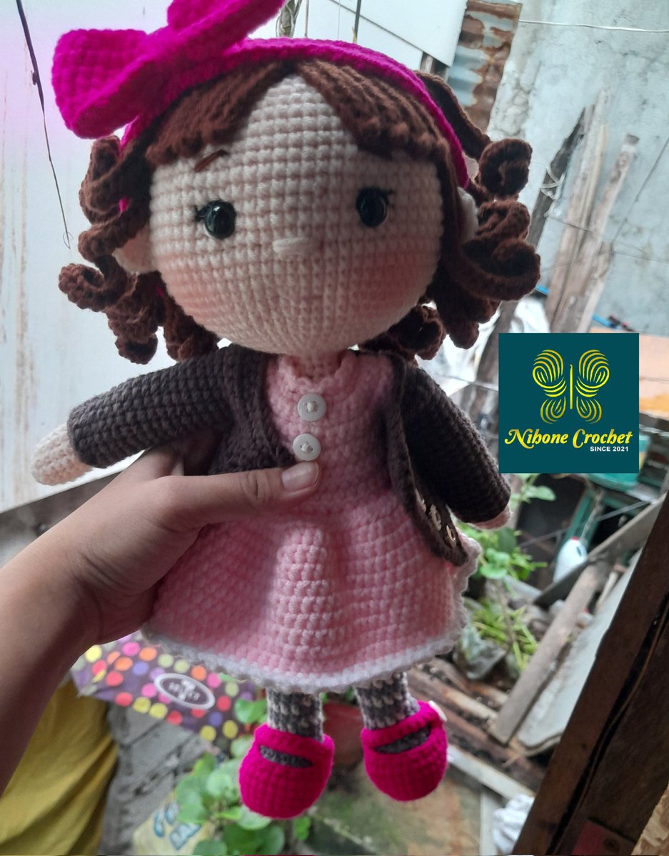 hise264's tweet photo. Customized Crochet Doll  13inch

Pm me for inquiries

#crochettoy
#crochet #crochetting #Giftideas
#gantsilyo #crochetPh #Amigurumi #amigurumiToys #handmade #handmadewithlove #handmadegifts
#crochettoys #Dolls  #amigurumidoll https://t.co/BbKgRFLXO0