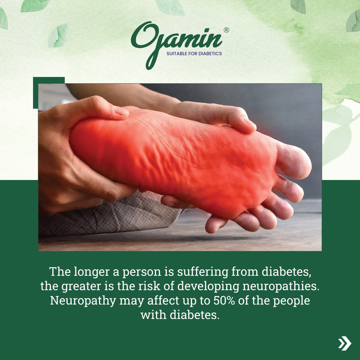 IndiaOjamin's tweet photo. Diabetic neuropathy is characterized by nerve damage which can occur in people with diabetes. Give yourself a chance in the fight against diabetes, and let us help you!
#ojamin #ojaminindia #ayurveda #healthylifestyle #neuropathy #glucose #diabetes #diabeticlife #sugar https://t.co/BGNUHbwuJ4