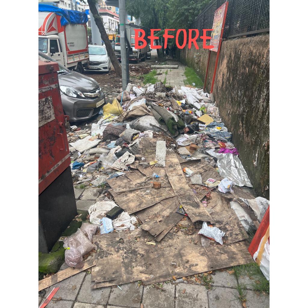 MNSPrashantRane's tweet photo. Andheri Link road infiniti mall junction opp Lotus petrol pump outside vishaka society was debris dumpyard since months
Residents raised it to @mnsadhikrut
I got it cleared on war footing
As this can be breeding ground for dieseases
@mumbaimatterz
@MNCDFbombay
@TUSHARKHARE14 https://t.co/cXz5elE0bW
