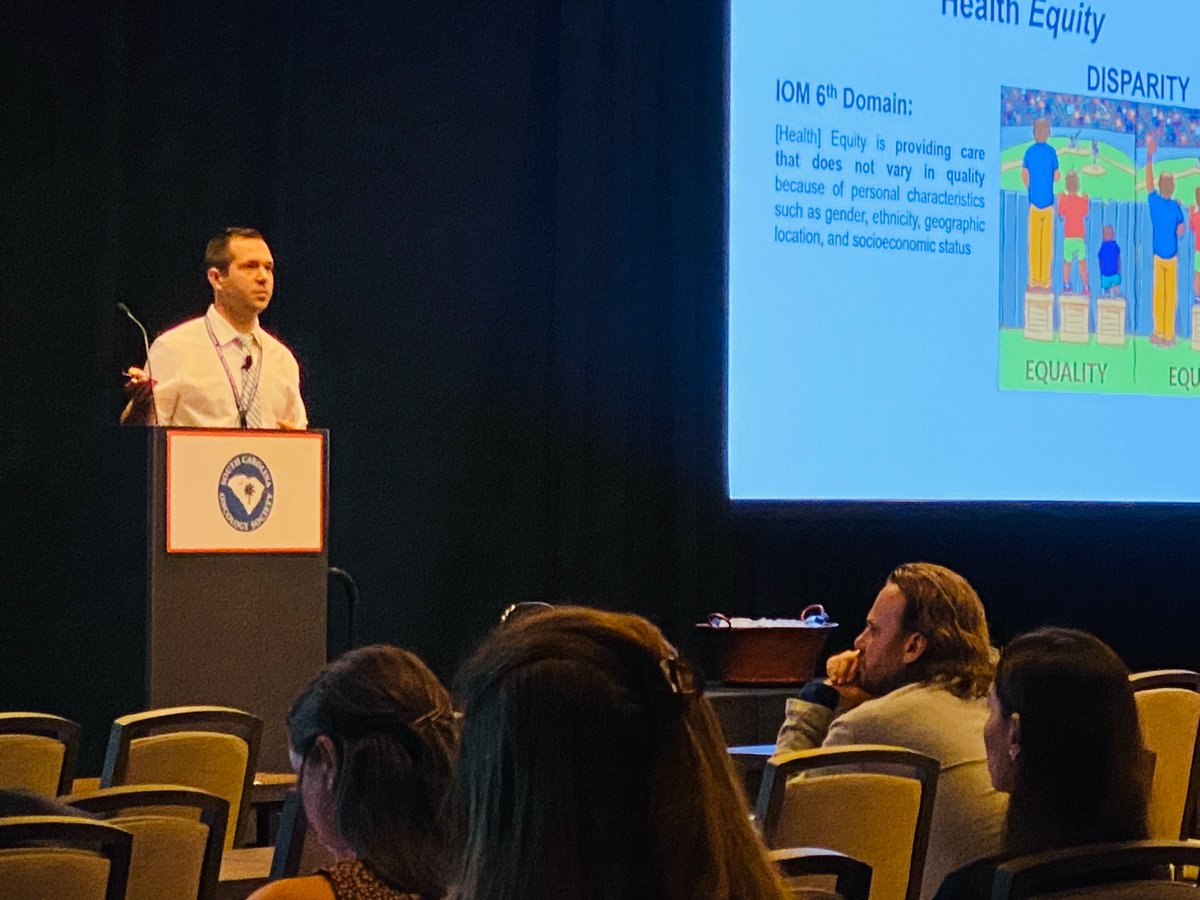 OSSOncology's tweet photo. .@DocMartinTN @TNOncology discusses enhancing #equity in #clinicalresearch. #SCOS2022 https://t.co/YlMHHHRfZe