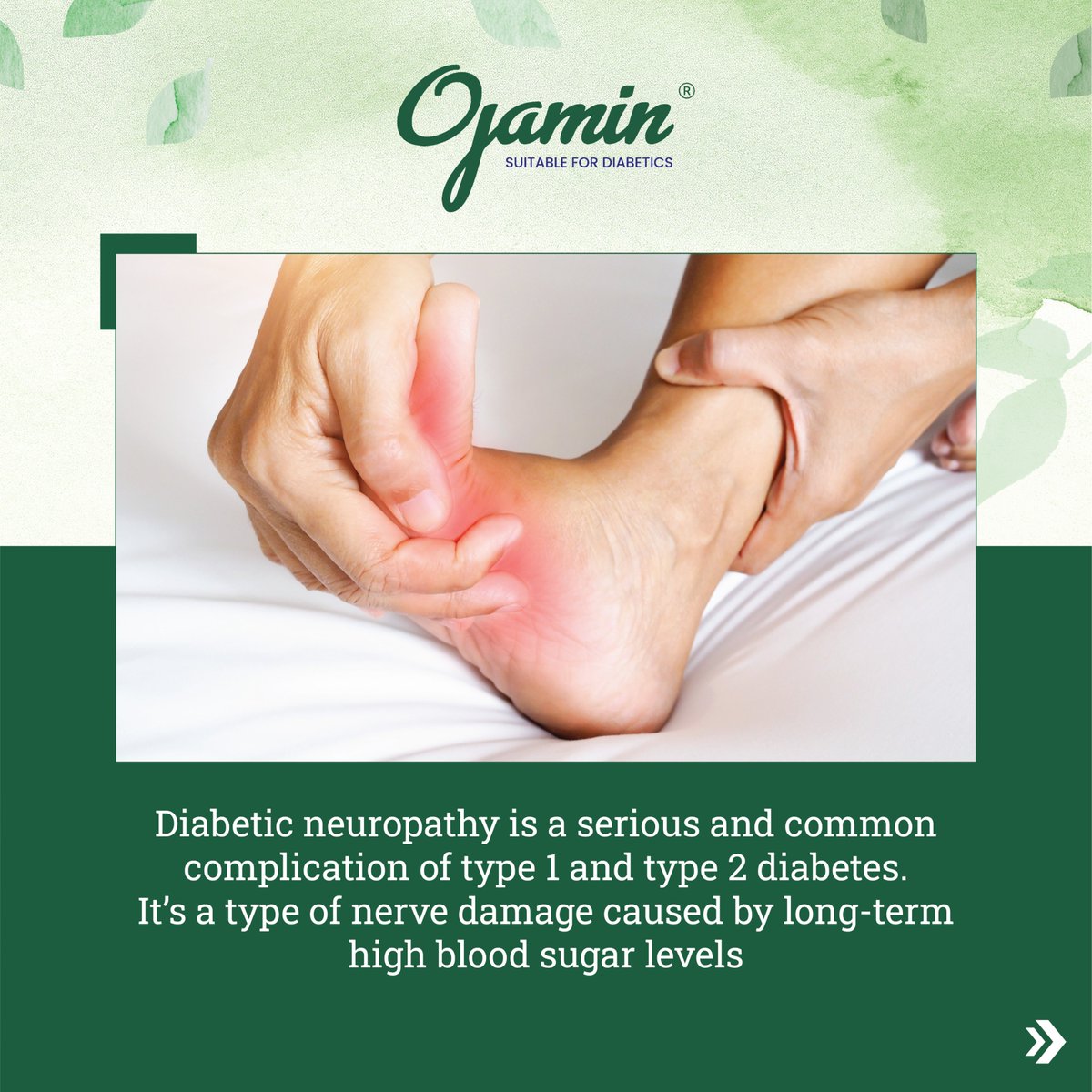 IndiaOjamin's tweet photo. Diabetic neuropathy is characterized by nerve damage which can occur in people with diabetes. Give yourself a chance in the fight against diabetes, and let us help you!
#ojamin #ojaminindia #ayurveda #healthylifestyle #neuropathy #glucose #diabetes #diabeticlife #sugar https://t.co/BGNUHbwuJ4