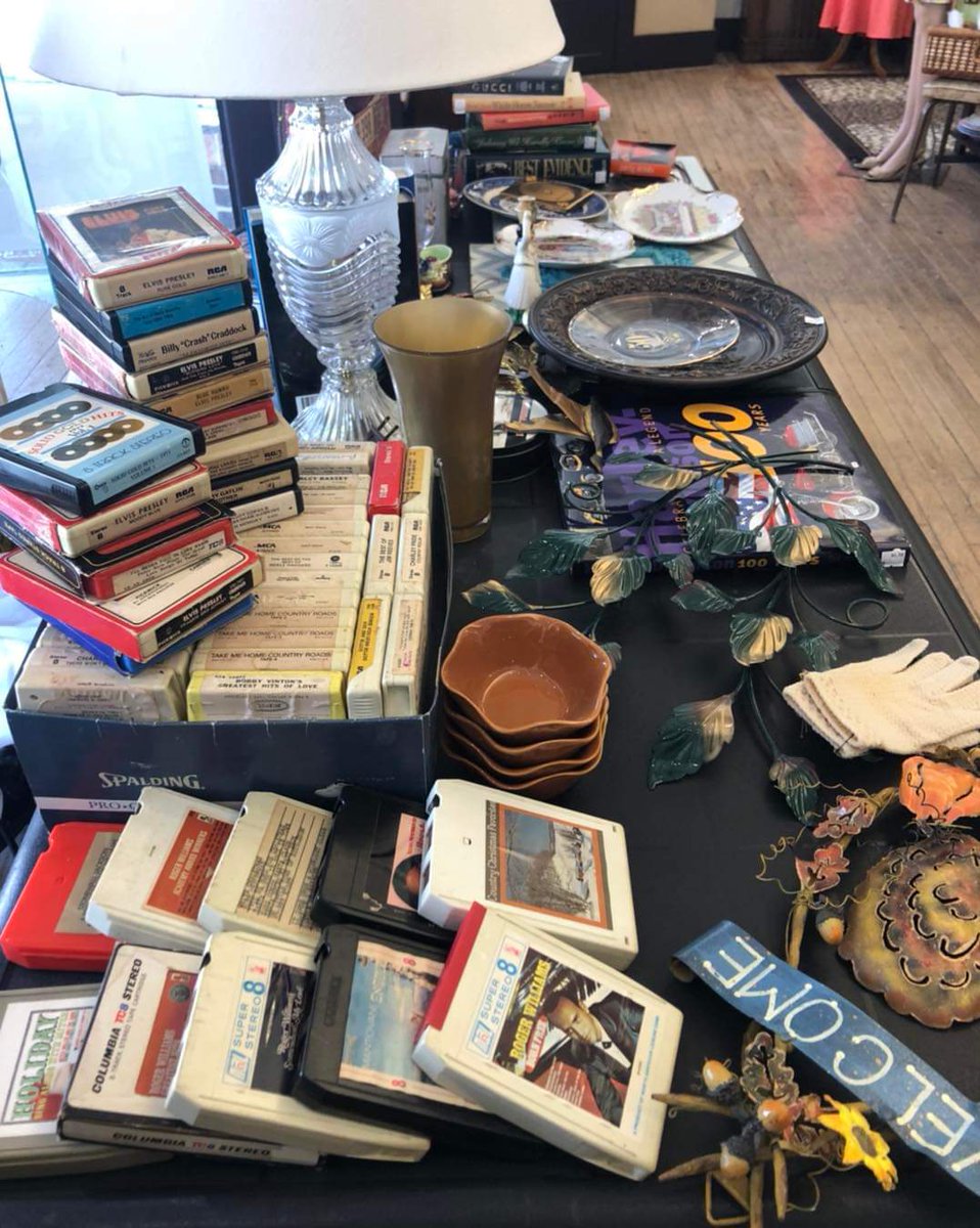 DupreesVintage's tweet photo. OVERSTOCK SALE!  We want to bring more cool vintage to the front so 15% off everything in the store! Plus, sidewalk sale table inside the store too! Make an offer. Sale end Sunday at closing. #dupreesvintage #supportsmallbusinesses #sidewalksale
10 am to 6 pm today and Sunday! https://t.co/Ipt5CWtKC0