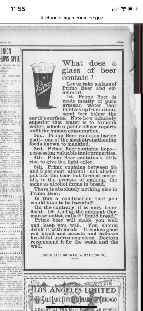 LostLagers's tweet photo. artesian 💧 + barley + hops + 🍚 = #primobeer #beerhistory https://t.co/ZT0tfSZxvL