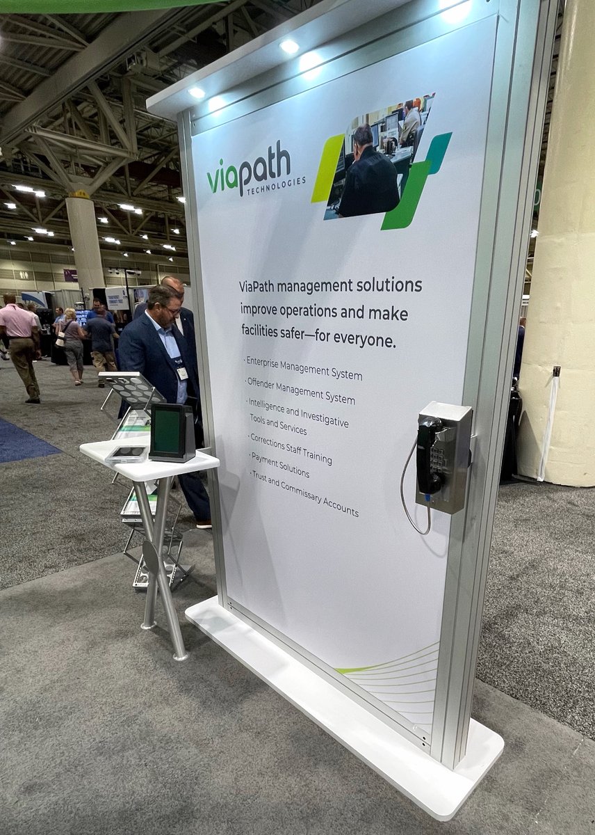 ViaPathTech's tweet photo. This weekend the 2022 ACA Congress of Correction conference is in the heart of New Orleans!
Come by and visit our ViaPath Technologies’ booth! We’re excited to share more info and demo the products and services we have to offer.
#ViaPathTechnologies #2022ACATradeShow #ACA https://t.co/fkRKrhm7AJ