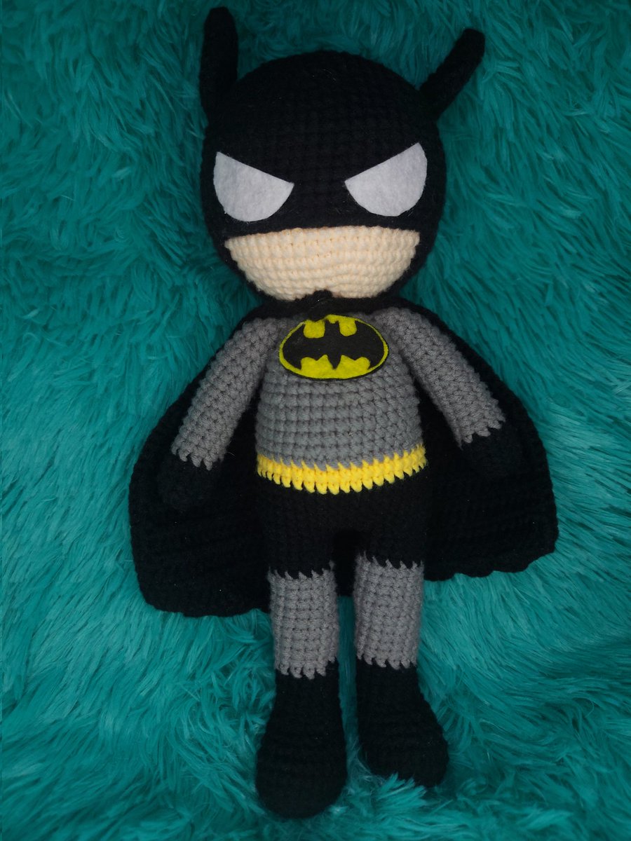 hise264's tweet photo. Batman inspired Amigurumi 
10inch

Pm me for inquiries
#crochettoy #stuffToys
 #giftforkids #crochet #crochetting #Giftideas #Batman
#dcfandome
#gantsilyo #crochetPh #Amigurumi #amigurumiToys #handmade #handmadewithlove #handmadegifts
#crochettoys #Dolls  #amigurumidoll https://t.co/RpdeKeZj8F