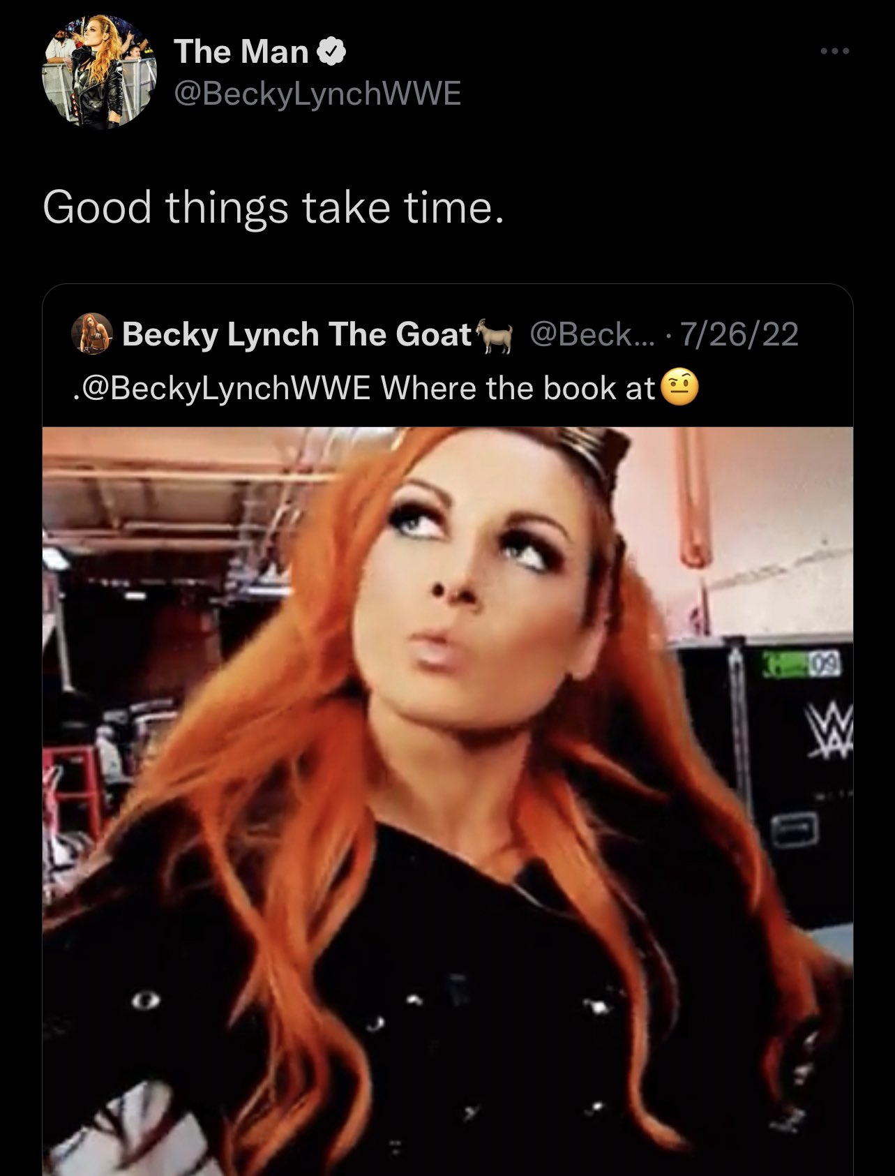 💥✨✨💥 The Man, The G.O.A.T, BIG TIME “BECKY LYNCH” @beckylynchwwe set  BROOKLYN on fire with this NEXT LEVEL LOOK by the @abarchieofficial s…