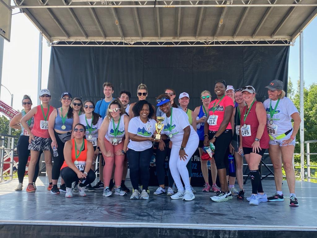 BJCCareers's tweet photo. Our BJC HealthCare volunteers were supporting our community partner, @CareStLHealth, at their Opioid Awareness Walk at Forrest Park.

Our team won an award in the Largest Sponsor Group category for the largest team of members walking! 🏆

#ThisIsBJC #stl #walk #carestl #volunteer https://t.co/VeOfsnWUa5