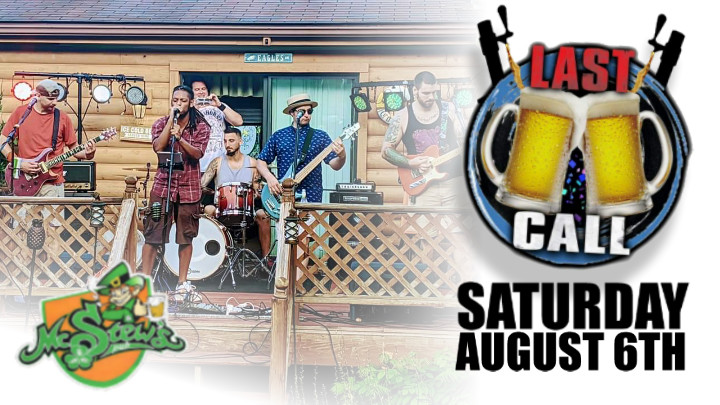 Come on out and Rock out with Last Call performing LIVE on the Red Room Stage, TONIGHT