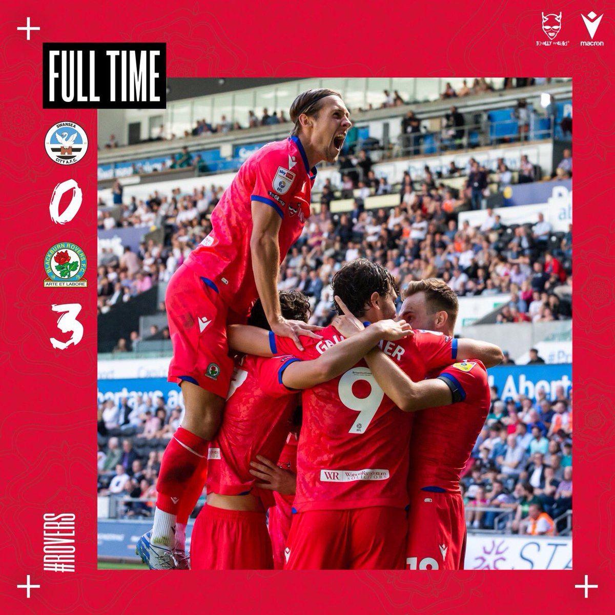 ¡MÁS VIVOS QUE NUNCA! 
Blackburn Rovers ganó 3-0 al Swansea con goles de Szmodics, Brereton Díaz y Travis.