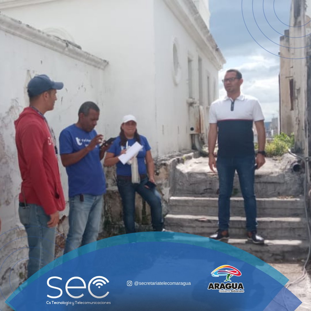 ssppcttaragua's tweet photo. 📍Estamos trabajando desde la Secretaría Sectorial de Ciencia, Tecnología y Telecomunicaciones, para crear espacios con wifi libre que sirvan de beneficio al Pueblo de Aragua, ¡Lo mejor está por venir!
#Aragua #Tecnologia #telecomunicaciones https://t.co/fhX2WEHgJ6