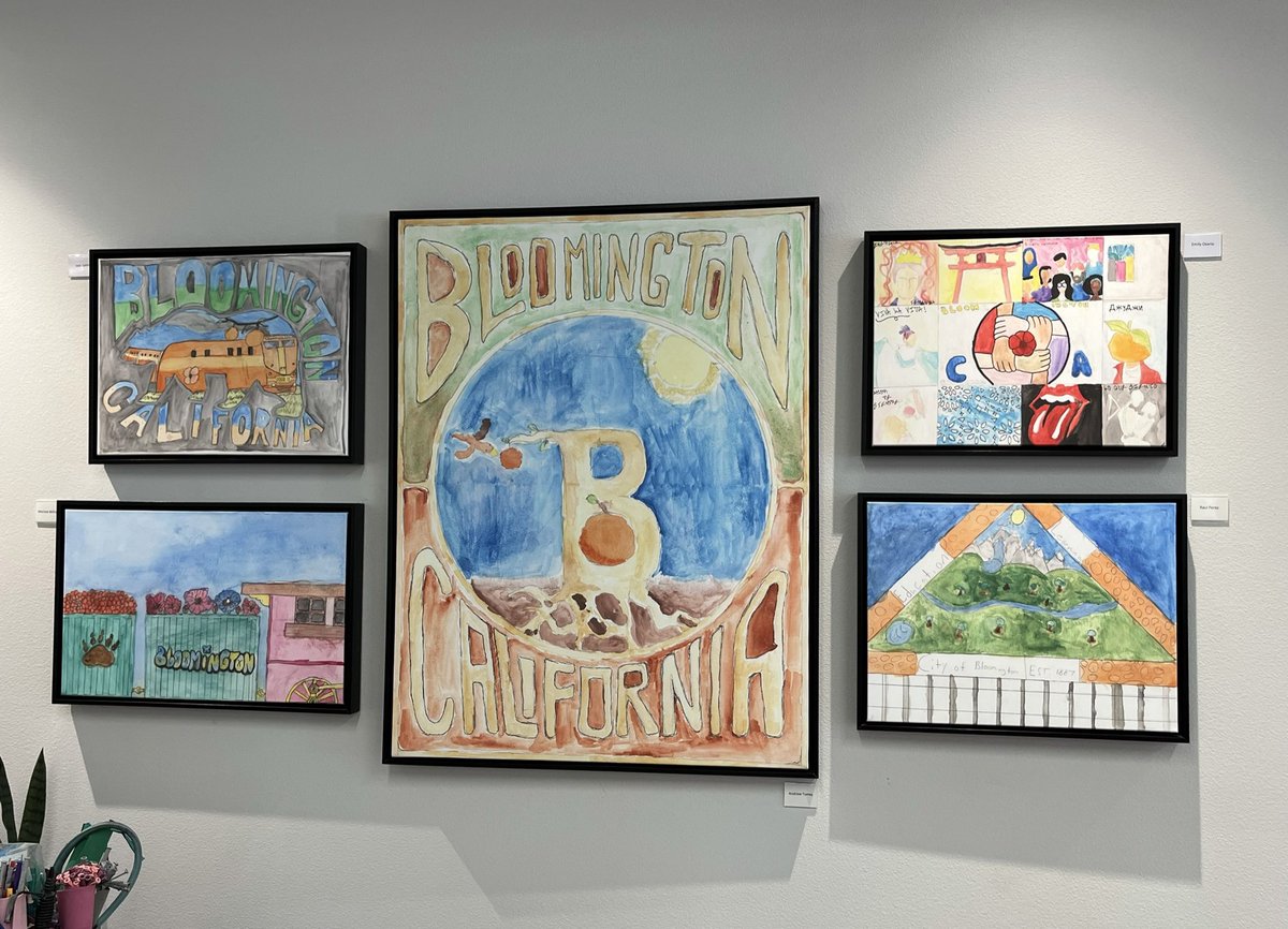 ColtonJUSD's tweet photo. Today we celebrated at the Grand Opening of the beautiful new Ayala Park and Community Center in Bloomington. The Community Center features artwork by some of our #CJUSD middle school students! @JBMS_CJUSD @ROHMS_Bulldogs https://t.co/xySHS8Rd7r