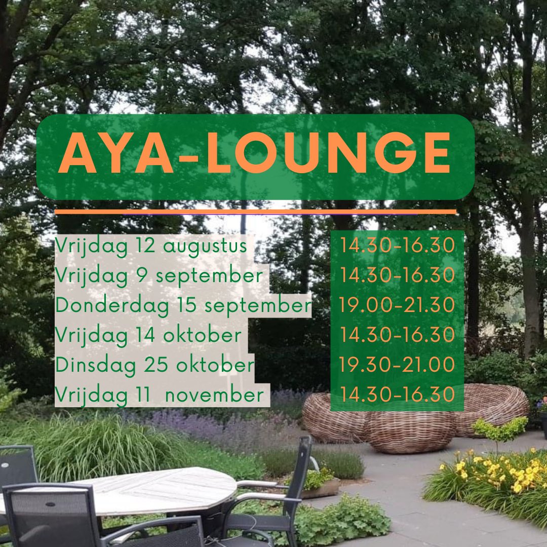 AYAZwolle's tweet photo. Data! Voor in je agenda #aya 2022

#zwolle #isala #IPSO #kwf #kanker #ayanetwerk #jongenkanker 
#ayazorgnetwerk #ikbenaya #ayafoundation #jongerenenkanker #levenmetkanker #kankerzooi #jongvolwassenmetkanker #jongerenmetkanker #centrumvoorlevenmetennakanker #intermeZZoZwolle https://t.co/5V3aREAoHz
