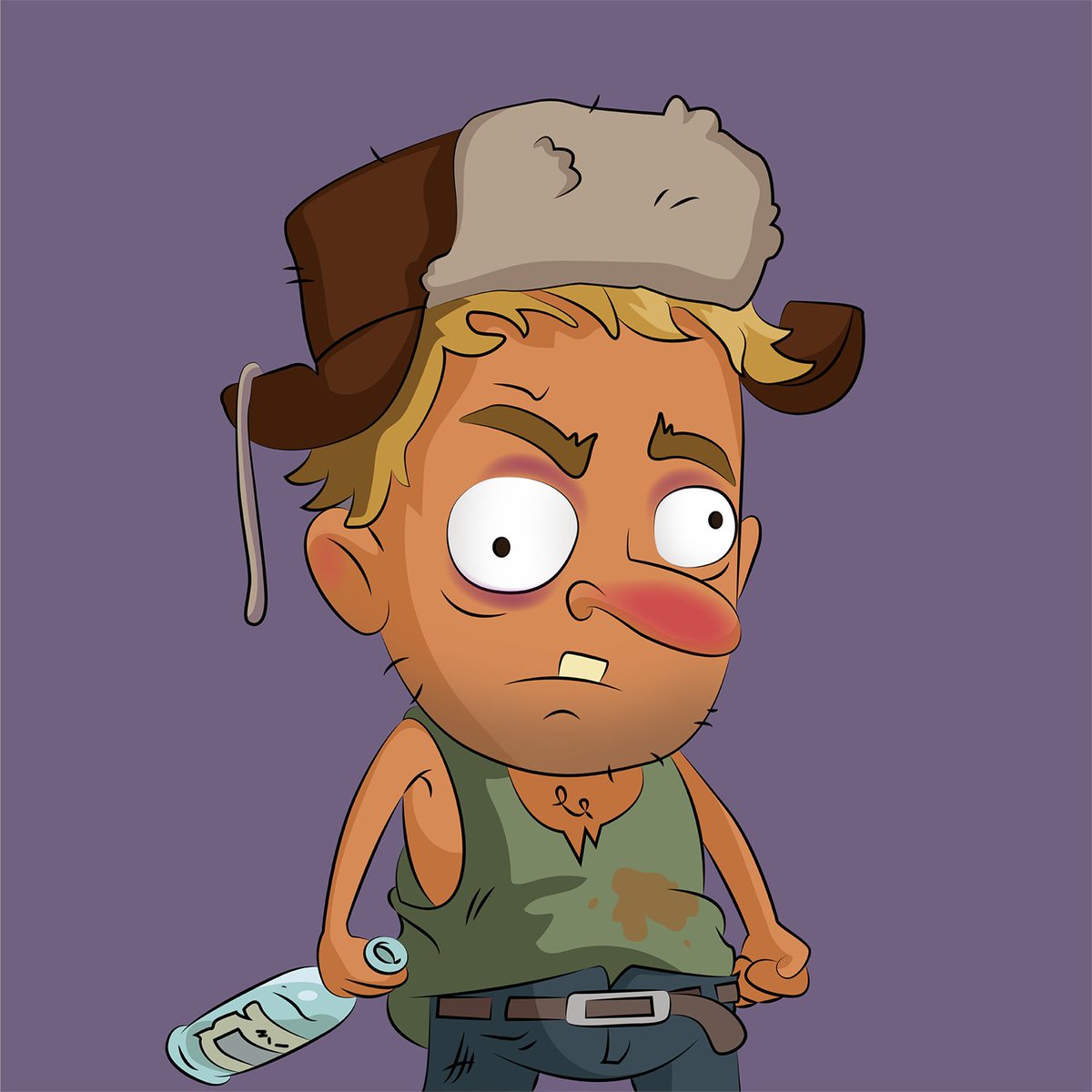TrampsShow's tweet photo. 🥴2. #NFT Tramp - Ethan "Kiddy"

https://t.co/9PQ9OgfQuj

Ethan earned his first money while still at school. He organized a black market in which he successfully sold all the things from his house. It was a discouraging success that stupid parents didn't appreciate.

#NFTartist https://t.co/vL33RbpZFV