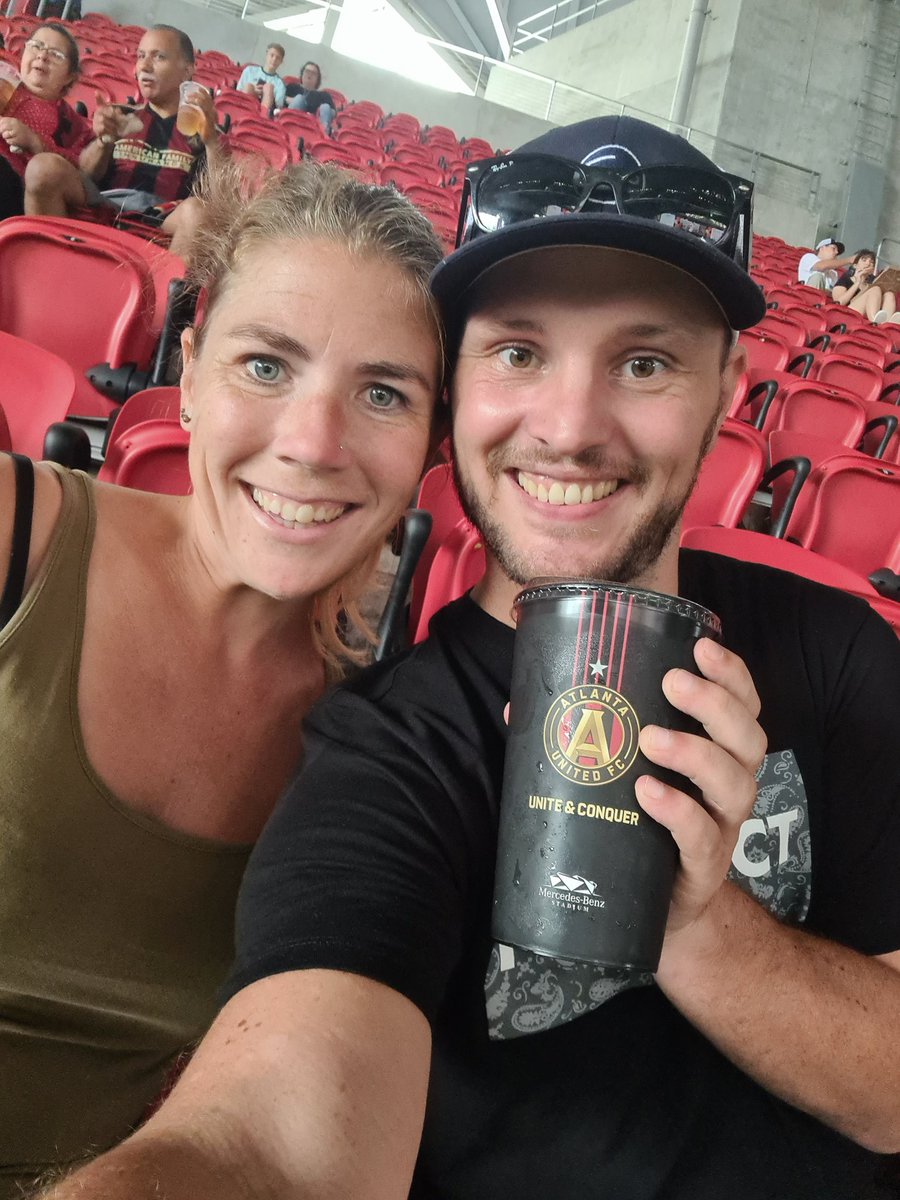 tomteselle's tweet photo. we r ready ! #cfaseatupgrade section 308 , row 11 seat 7&amp;8 #mls #atlutd #dutchiesabroad https://t.co/z5TWpuLvLi