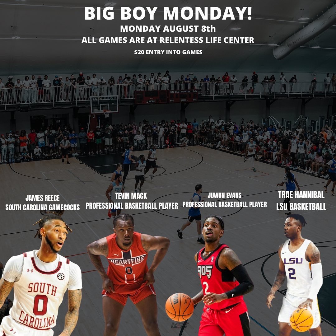 KSTLeague's tweet photo. It’s going down Monday! 🔥🔥

The Last Big Boy Monday of the Summer 😈
 
Schedule dropping tomorrow! 

#KSTLeague https://t.co/CbjNNoT1dD