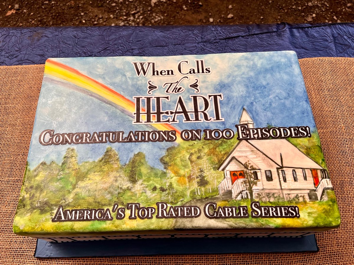 brbird's tweet photo. #Hearties, when @MLandonjr and I started our journey with #WhenCallstheHeart way back in 2008, we could never have imagined in 2022 that we would be celebrating 100 episodes of a hit TV series. Thank you for helping make it all possible! Wish you were here to celebrate with us! https://t.co/1vPrcXCOgo