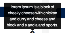 My lorem ipsum generator didn't work so I made some random text up myself...
