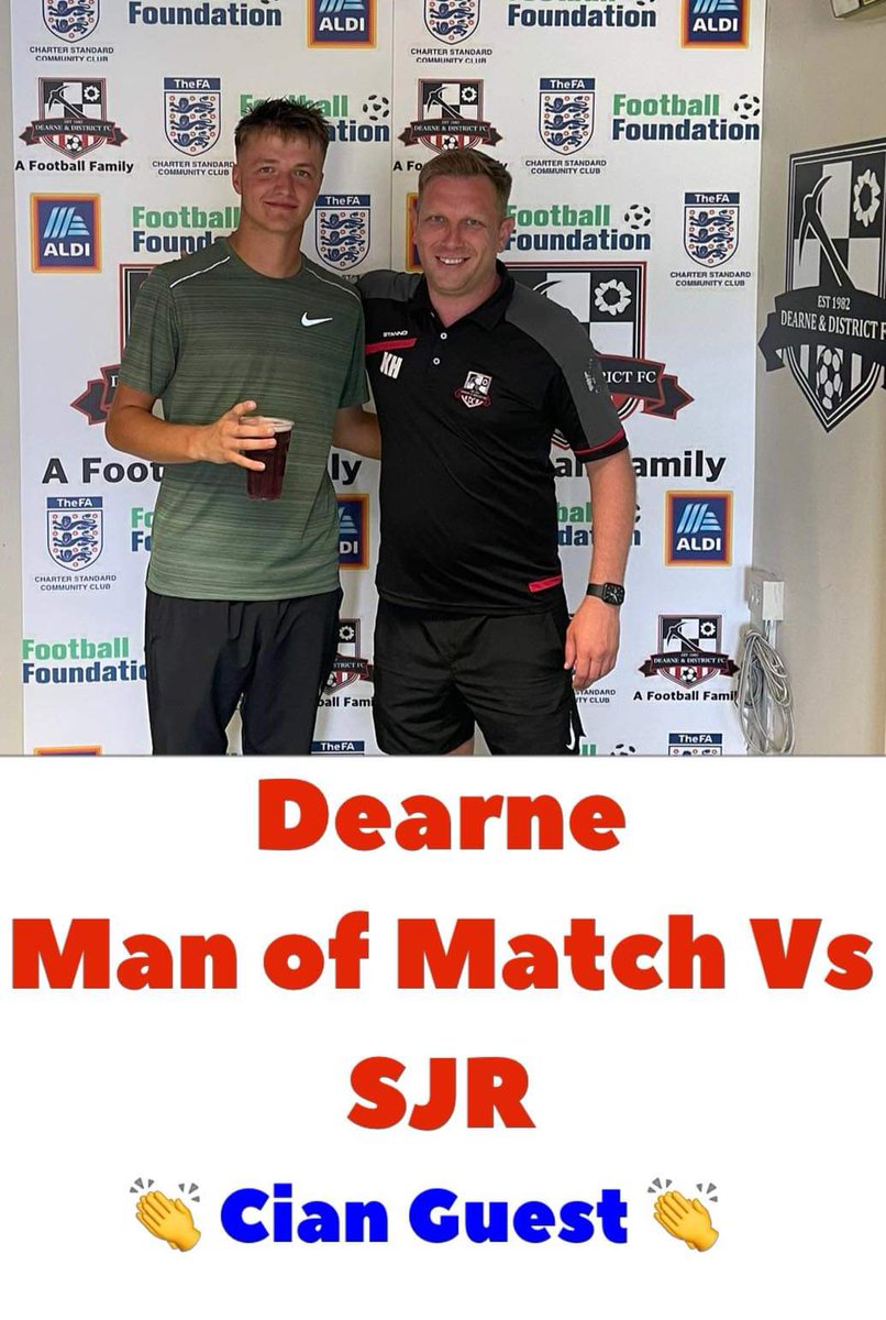 DearneDistrict's tweet photo. Today's Man of the Match is..
......Cian Guest!

A sterling performance today, playing a massive part in our win!

 #wadadaw #utdd https://t.co/pQUHiNOur5