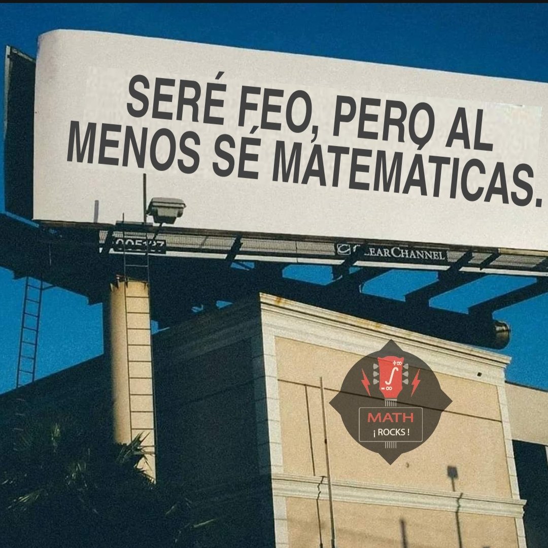 La belleza es pasajera, la matemática es eterna!!