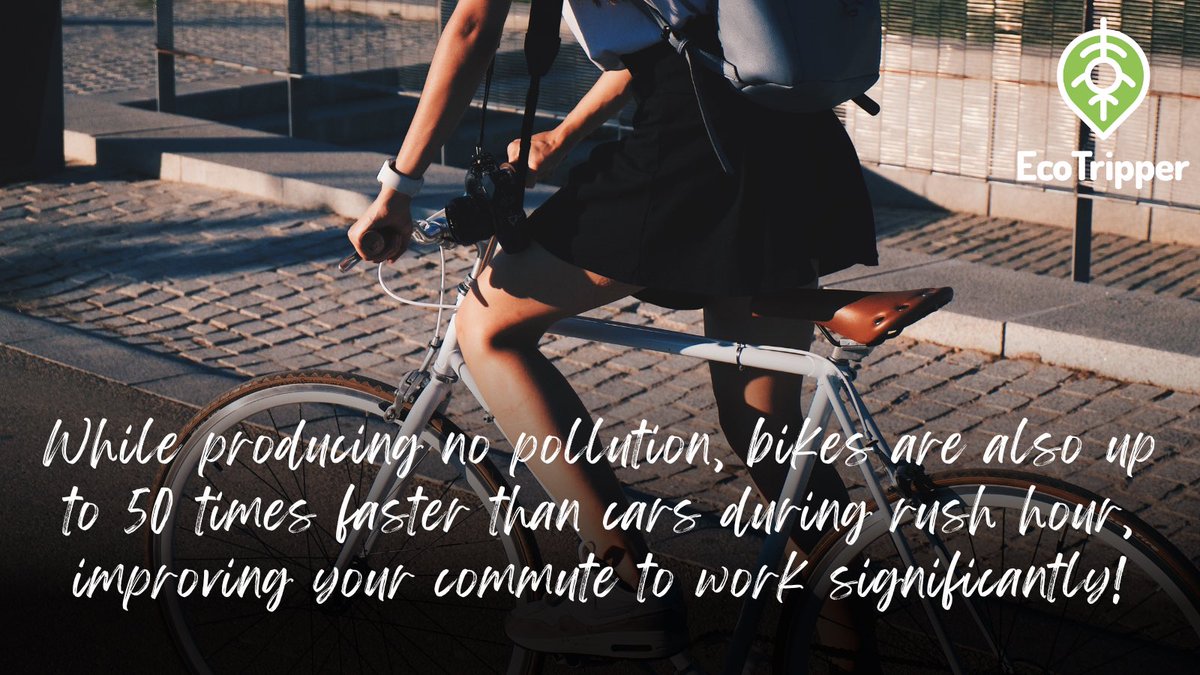 GetEcoTripper's tweet image. Cutting down on household emissions by 6% is also another benefit of riding your bike to work, alongside improving blood pressure, insulin levels and triglyceride.

#SaveThePlanet #SustainableTravel #GlobalWarming #Spring #CycleToWorkDay