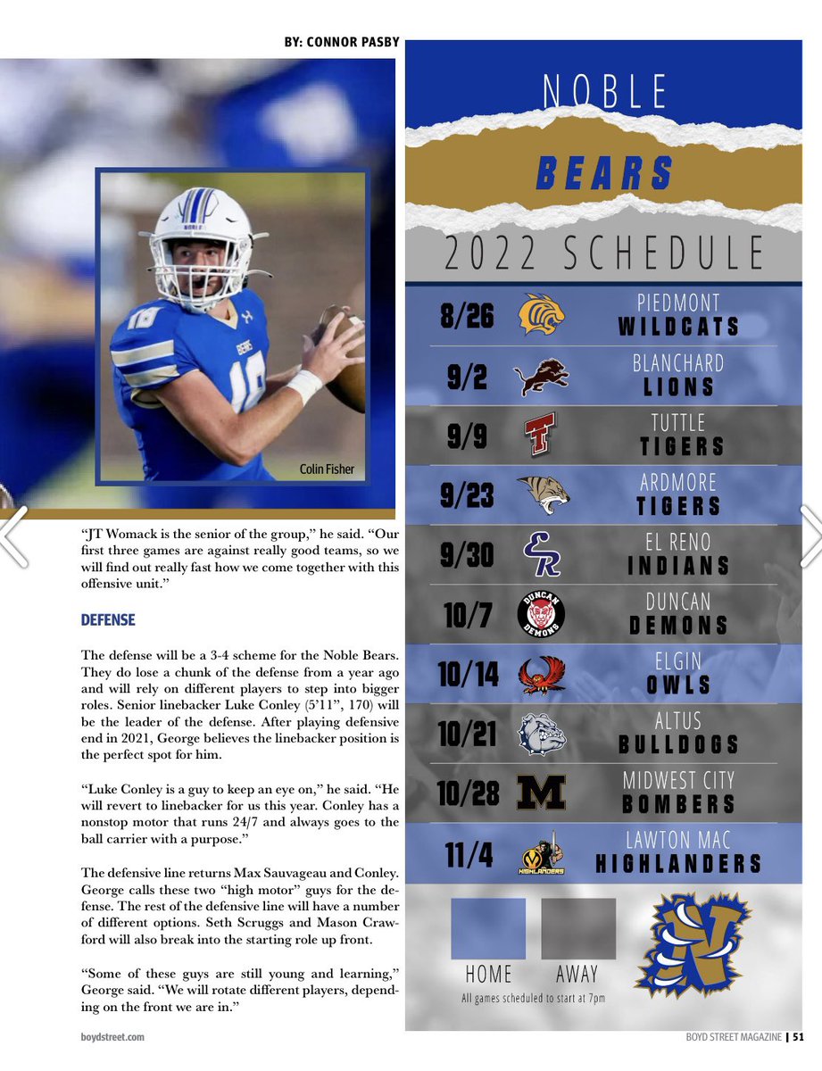 beardownnoble's tweet photo. Thank you @boydstreet for the fantastic write up on our Noble Bears! #GOBEARS https://t.co/u7SS7u5flP